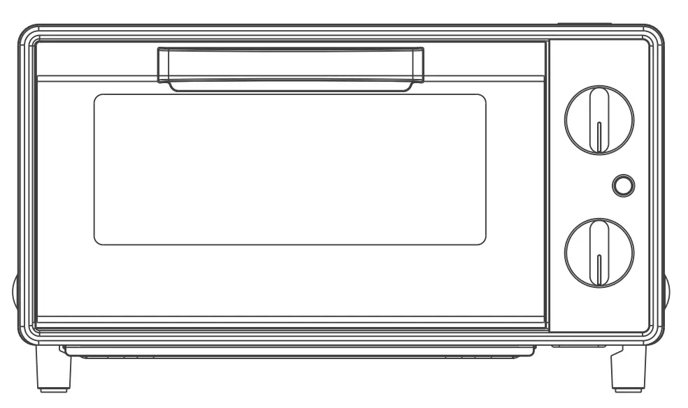 Comfee DZ2021032300014 Mini 2 Slice Toaster Oven