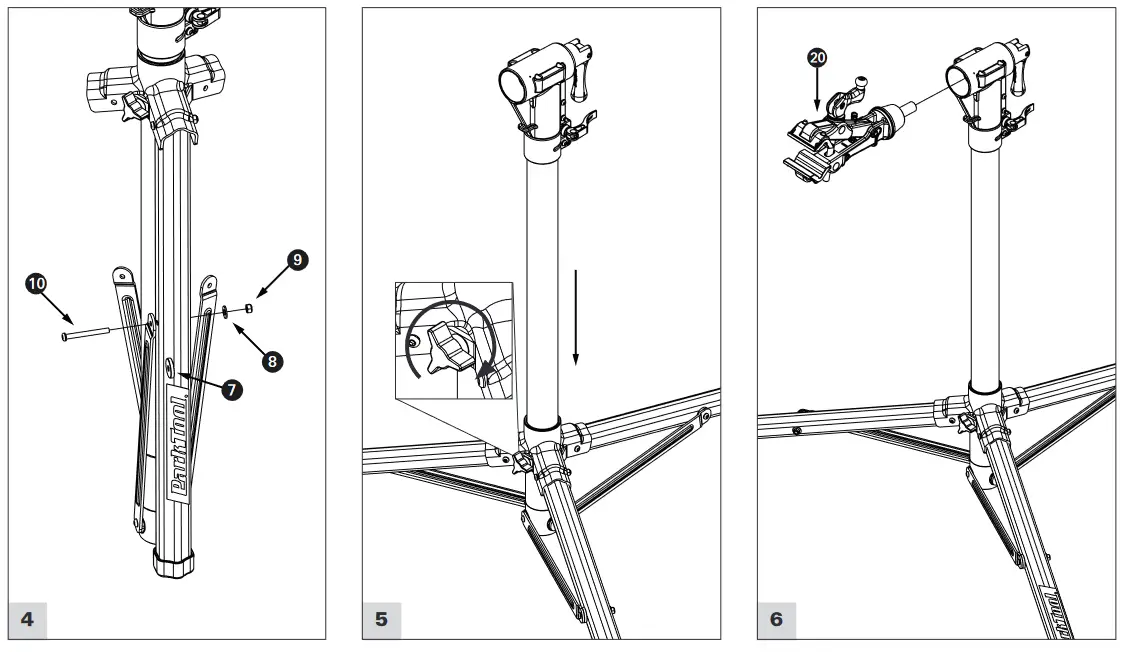 Park Tool PRS-26 Team Issue Portable Repair Stand - figure 6