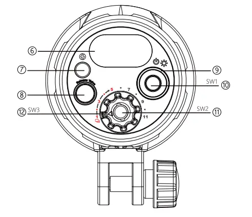 WEEFINE WFS07 Strobe Light - function
