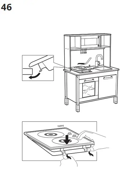 IKEA DUKTIG Mini-kitchen Birch - Fig 26
