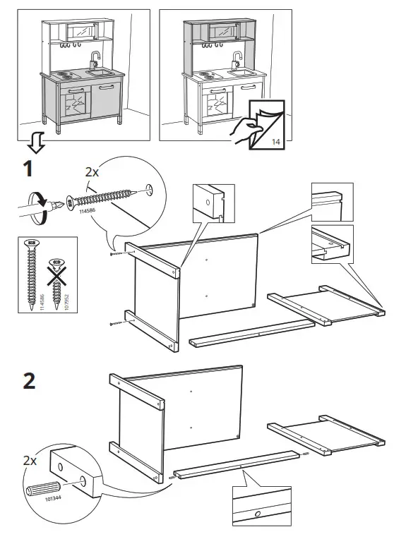 IKEA DUKTIG Mini-kitchen Birch - Fig 3