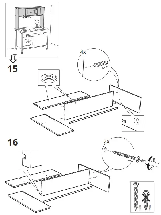 IKEA DUKTIG Mini-kitchen Birch - Fig 9