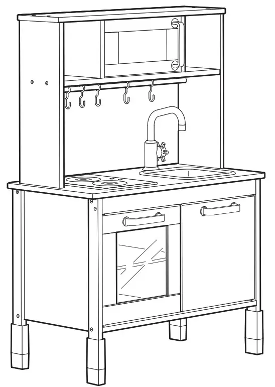 IKEA DUKTIG Mini-kitchen Birch