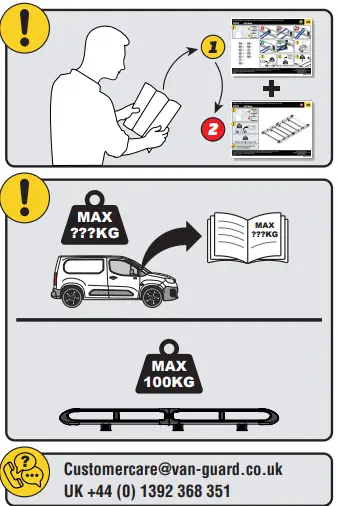 VAN GUARD VGUR-282 UTLI Rack+ Roof Rack-FIG1