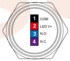 SOYAL AR PB2 Full Stainless Steel Push Button - fig3
