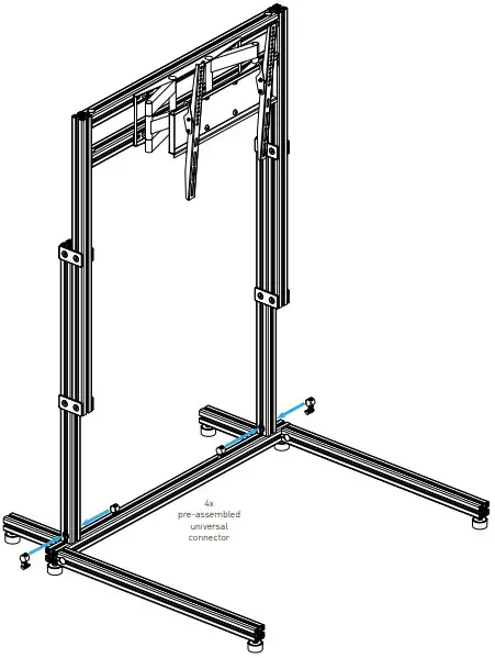Assembling the VESA mount