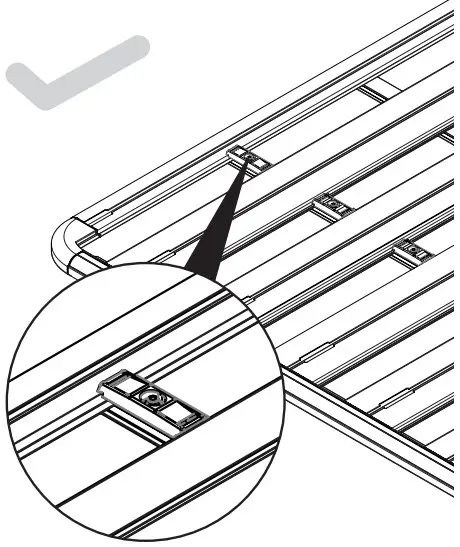 Side Tab Kit required