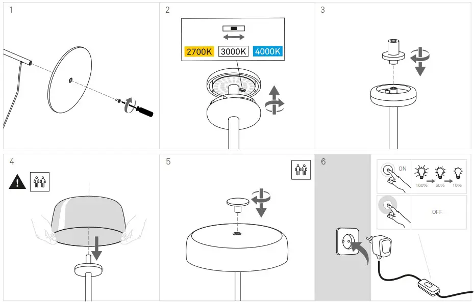 LedsC4 LX831 10 A003 05 15 Levels Floor Lamp - Product Overview 2