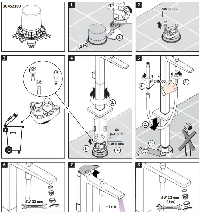 hansgrohe 74532000 Metropol Bath Mixers - overview 1
