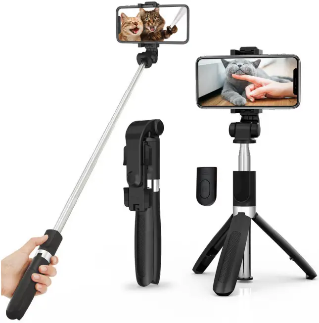 media-tech MT5542 2 In 1 Selfie Tripod