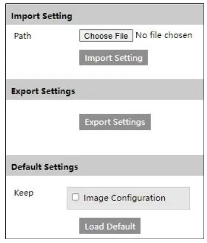 GeoVision Inc TMEB-QG-A GV-IP Thermal Camera User Guide - Click the Load Default button