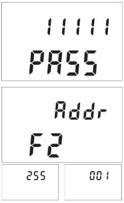 Siargo Ltd MF5700 Gas Mass Flow Meter User Manual - Set the RS485 Modbus address