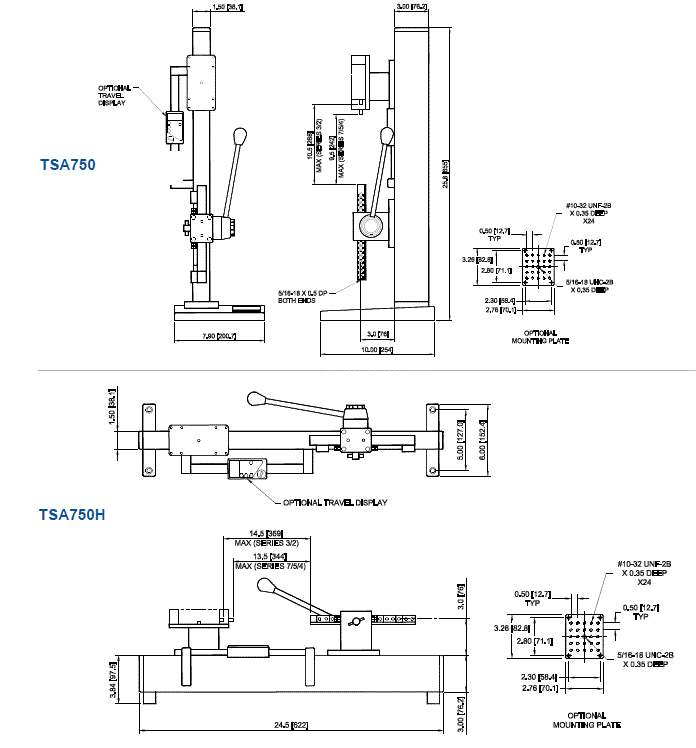 Mark-10 TSA750 Series TS Force Measurement Test Stand fig-4