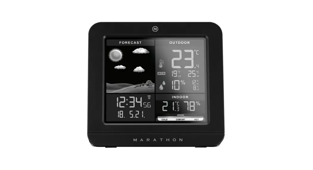 Marathon Ba030019-eu Berlin Weather Station With Colour Display User Manual