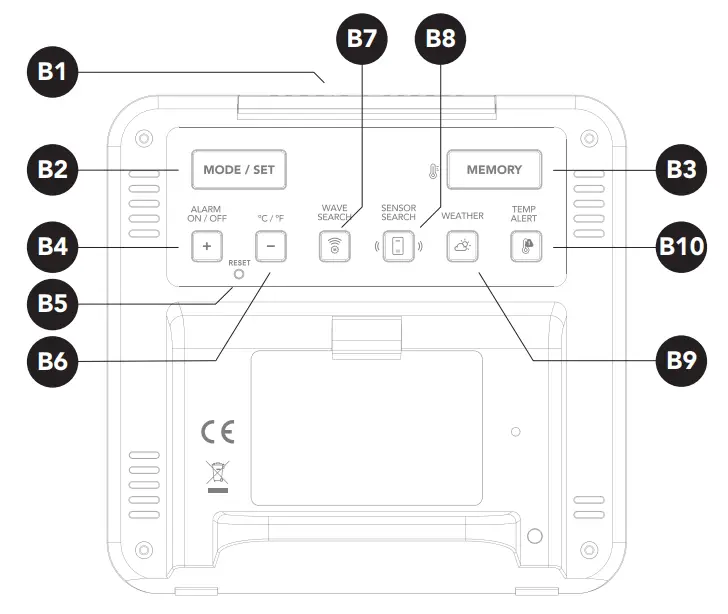 MARATHON BA030019-EU Berlin Weather Station with Colour Display - LCD screen 2