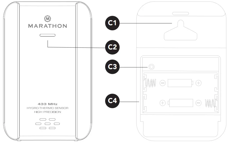 MARATHON BA030019-EU Berlin Weather Station with Colour Display - LCD screen 3