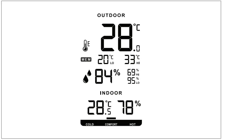 MARATHON BA030019-EU Berlin Weather Station with Colour Display - LCD screen 4