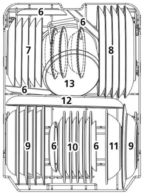 eta 238290000C Dishwasher - Lower Basket