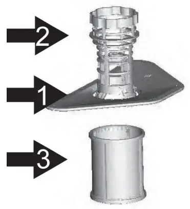 eta 238290000C Dishwasher - Main filter