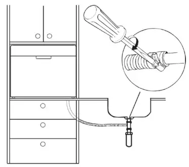 eta 238290000C Dishwasher - SYPHON CONNECTION