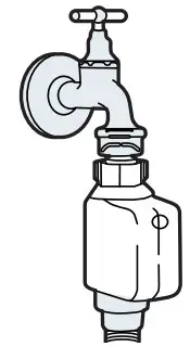 eta 238290000C Dishwasher - WATER CONNECTION