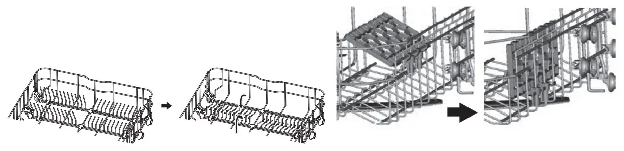 eta 238290000C Dishwasher - cup shelives