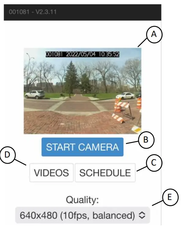 countCAM3+ Dashboard