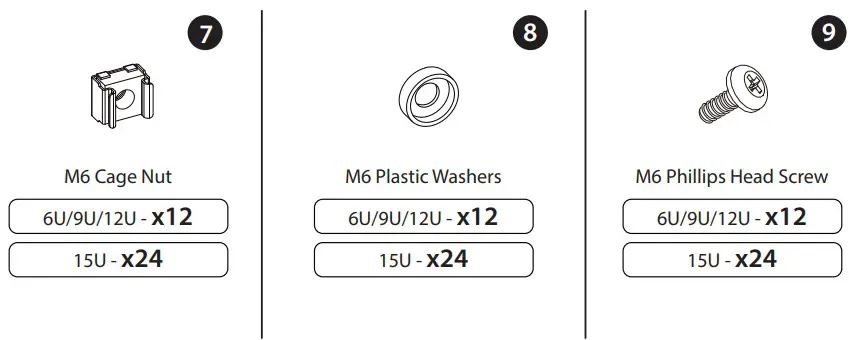 rocstor Y10E028 SolidRack Wall Mount Rack 2 Post Open Frame Adjustable Depth - fig 2