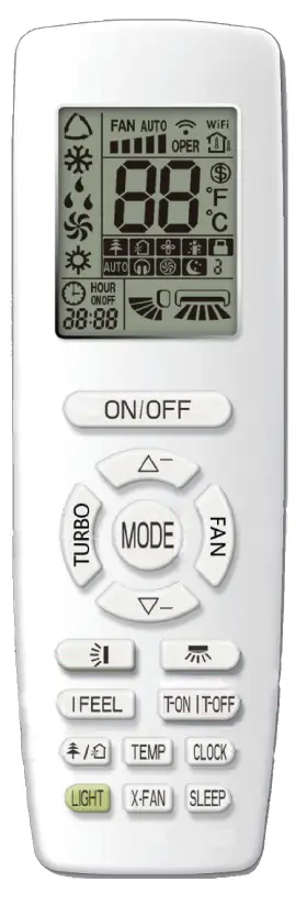 Ameristar-Air-Conditioner-Remote-Buttons -and-Functions-product