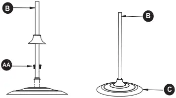 UTILITECH 20IN SFSDE-500B-A Outdoor Pedestal Fan A2
