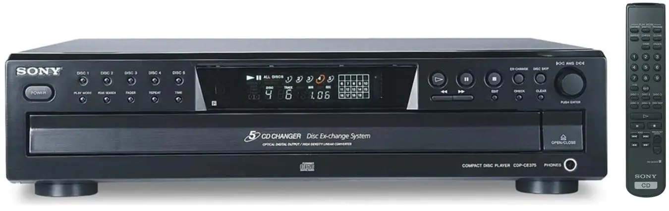 Sony CDP-CE375 Compact Disc Player-product