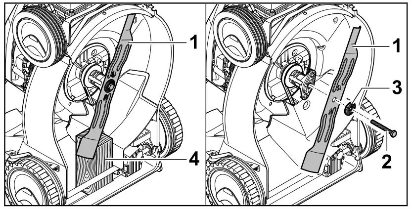 STIHL RM 253 T Petrol Lawn Mower - Cleaning 1