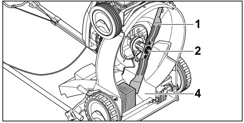 STIHL RM 253 T Petrol Lawn Mower - Cleaning 3