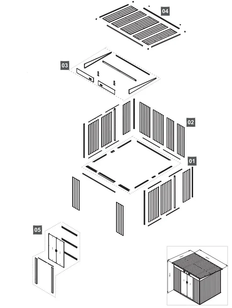 GoodHome-5059340270630-Basic-Garden-Shed-fig 7