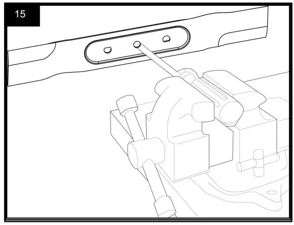 HENX A40GC14B01 40 Volt Cordless Lawn Mower - REPLACING THE WHEELS