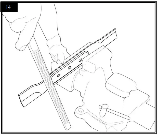 HENX A40GC14B01 40 Volt Cordless Lawn Mower - SHARPING FREQUENCY