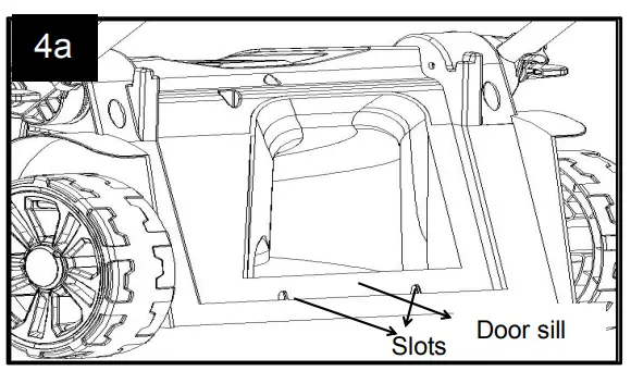 HENX A40GC14B01 40 Volt Cordless Lawn Mower - adjustment