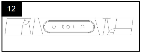 HENX A40GC14B01 40 Volt Cordless Lawn Mower - diameter