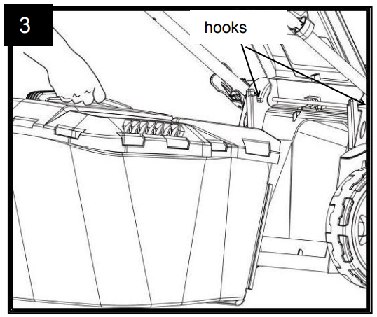 HENX A40GC14B01 40 Volt Cordless Lawn Mower - operate the mower