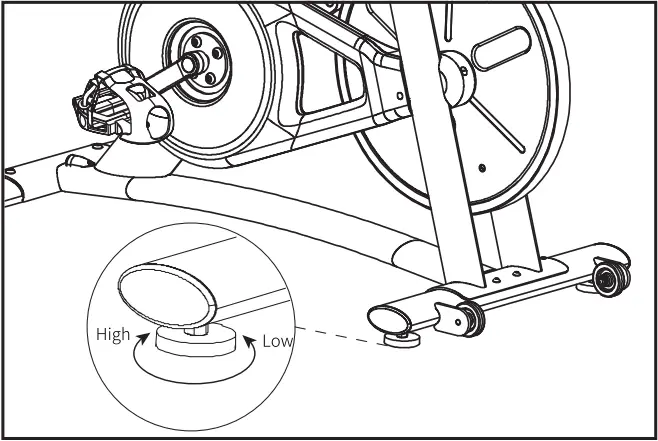 YESOUL G1 MAX - Adjust bike 4