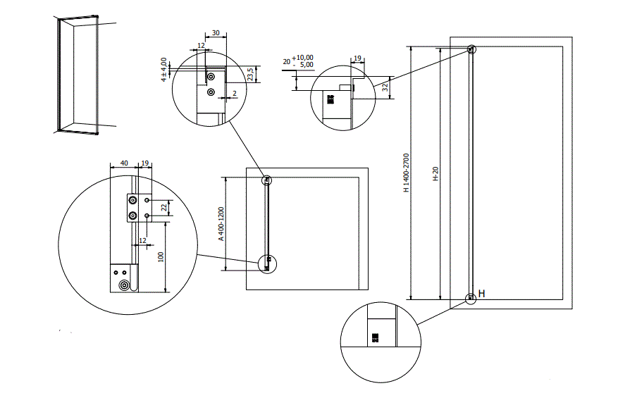 INR Edge 20 Plus Shower Screen fig-1