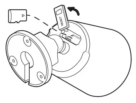 FIG 12 Inserting a micro-SD card