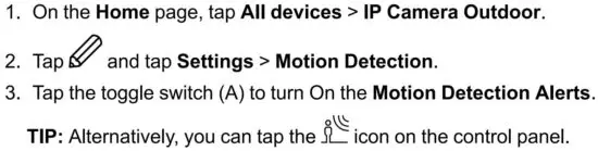 FIG 16 Detection alarm setting
