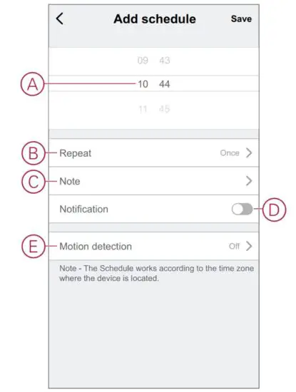 FIG 18 Scheduling detection alarm