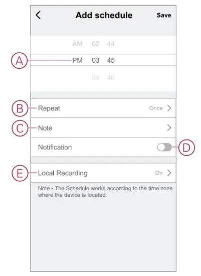 FIG 22 Scheduling playback