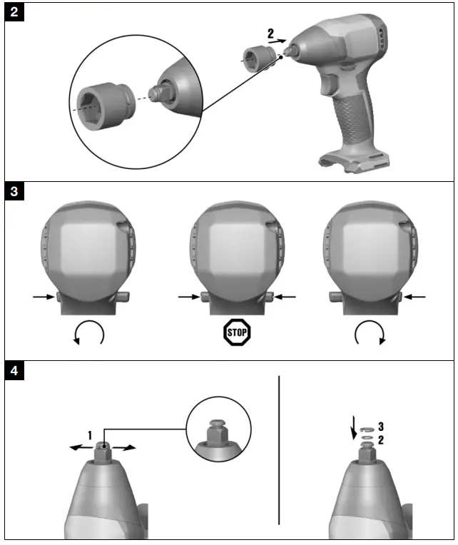 HILTI SIW 2A12 Cordless Impact Wrench - fig 2