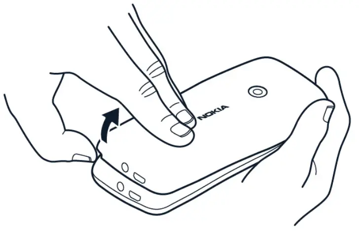 Nokia 2022 110 Mobile Phone - back cover