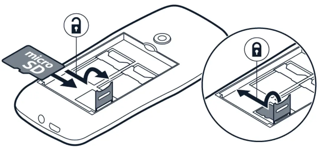 Nokia 2022 110 Mobile Phone - memory card