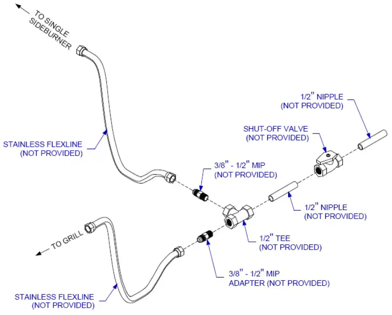 BULL 60008 60009 60008CE 60009CE Drop In Single Side Burner - fig  2