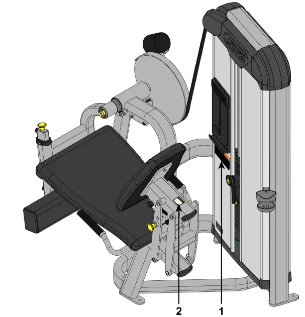 Cybex International 21050-999-4 AD Prestige Leg Extension 1
